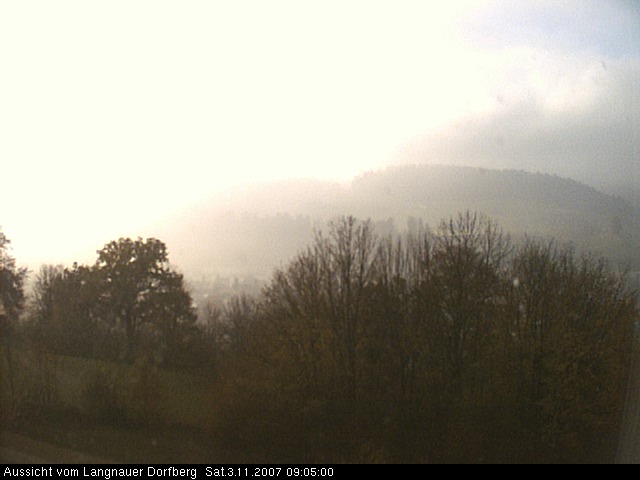 Webcam-Bild: Aussicht vom Dorfberg in Langnau 20071103-090500