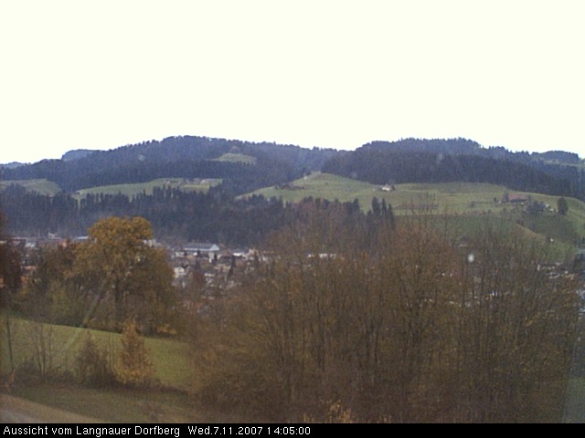 Webcam-Bild: Aussicht vom Dorfberg in Langnau 20071107-140500