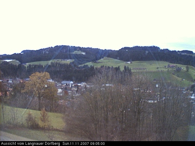 Webcam-Bild: Aussicht vom Dorfberg in Langnau 20071111-090500