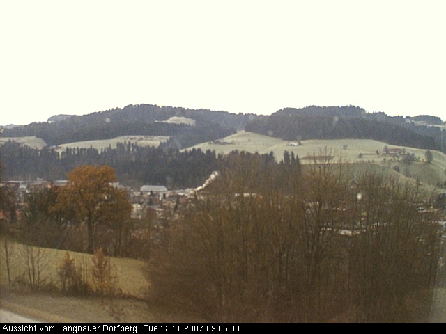 Webcam-Bild: Aussicht vom Dorfberg in Langnau 20071113-090500