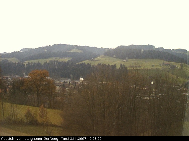 Webcam-Bild: Aussicht vom Dorfberg in Langnau 20071113-120500