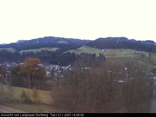 Webcam-Bild: Aussicht vom Dorfberg in Langnau 20071113-160500