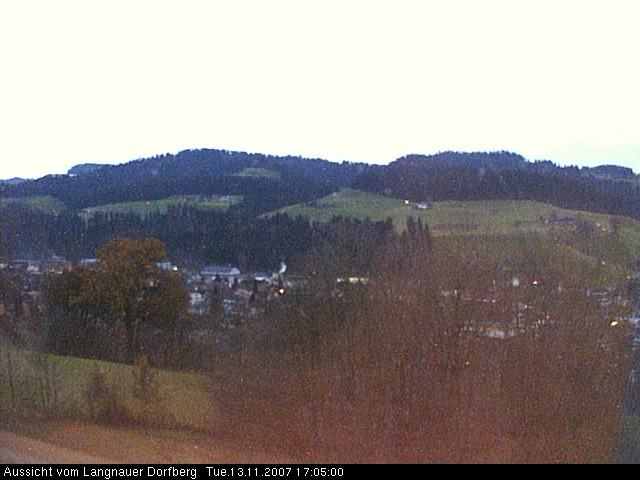 Webcam-Bild: Aussicht vom Dorfberg in Langnau 20071113-170500