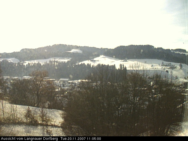 Webcam-Bild: Aussicht vom Dorfberg in Langnau 20071120-110500