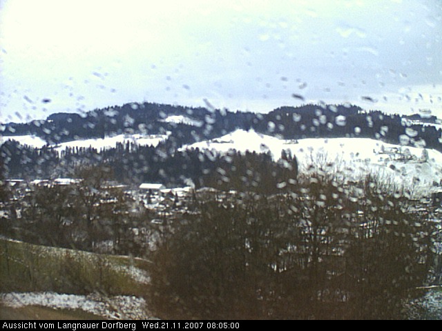 Webcam-Bild: Aussicht vom Dorfberg in Langnau 20071121-080500