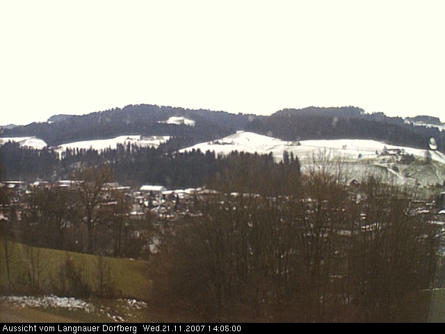 Webcam-Bild: Aussicht vom Dorfberg in Langnau 20071121-140500