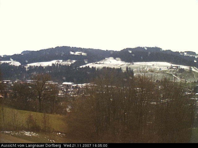 Webcam-Bild: Aussicht vom Dorfberg in Langnau 20071121-160500