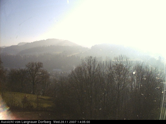 Webcam-Bild: Aussicht vom Dorfberg in Langnau 20071128-140500