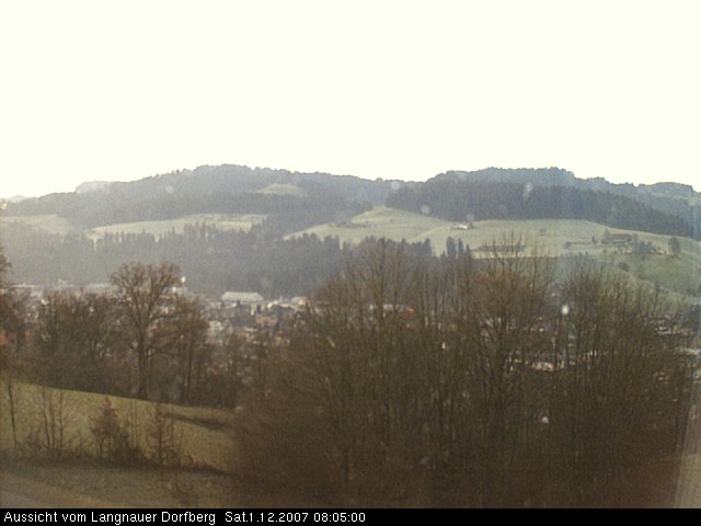 Webcam-Bild: Aussicht vom Dorfberg in Langnau 20071201-080500