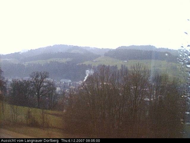 Webcam-Bild: Aussicht vom Dorfberg in Langnau 20071206-080500