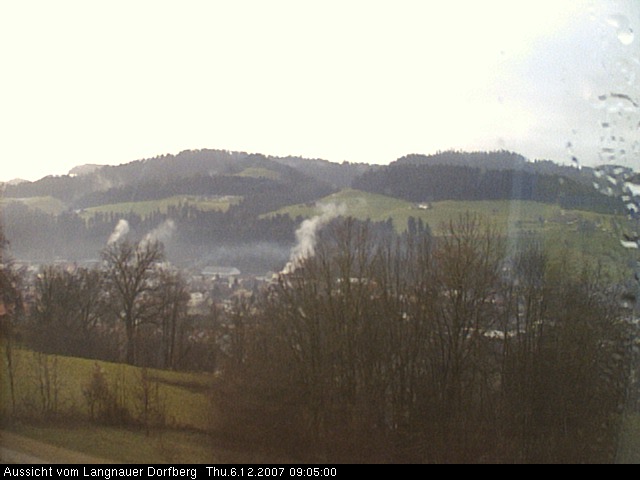 Webcam-Bild: Aussicht vom Dorfberg in Langnau 20071206-090500