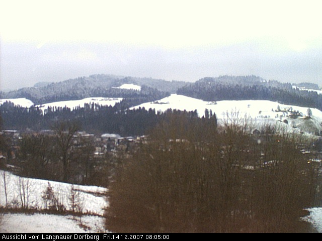 Webcam-Bild: Aussicht vom Dorfberg in Langnau 20071214-080500