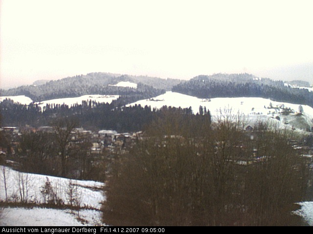 Webcam-Bild: Aussicht vom Dorfberg in Langnau 20071214-090500