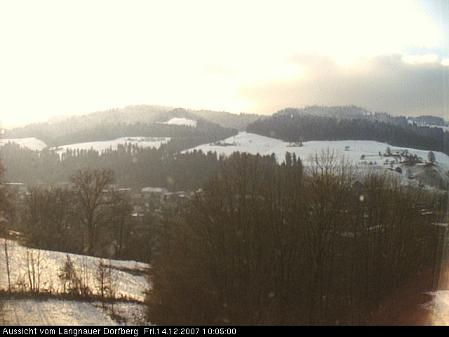 Webcam-Bild: Aussicht vom Dorfberg in Langnau 20071214-100500