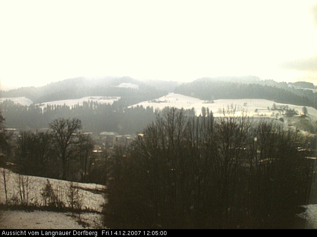 Webcam-Bild: Aussicht vom Dorfberg in Langnau 20071214-120500