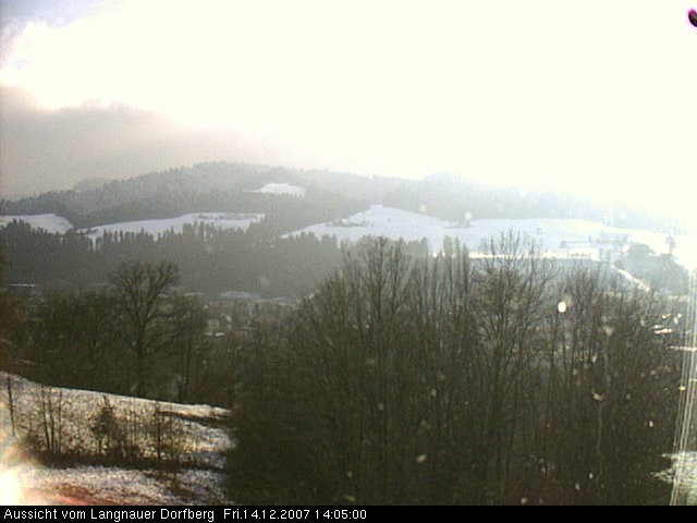 Webcam-Bild: Aussicht vom Dorfberg in Langnau 20071214-140500