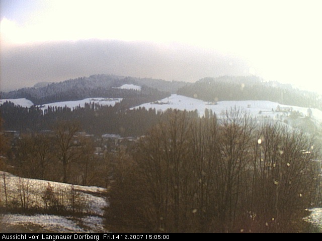 Webcam-Bild: Aussicht vom Dorfberg in Langnau 20071214-150500