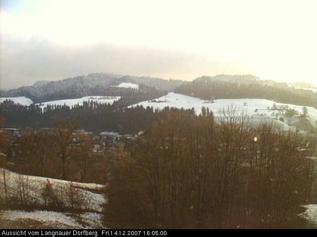 Webcam-Bild: Aussicht vom Dorfberg in Langnau 20071214-160500