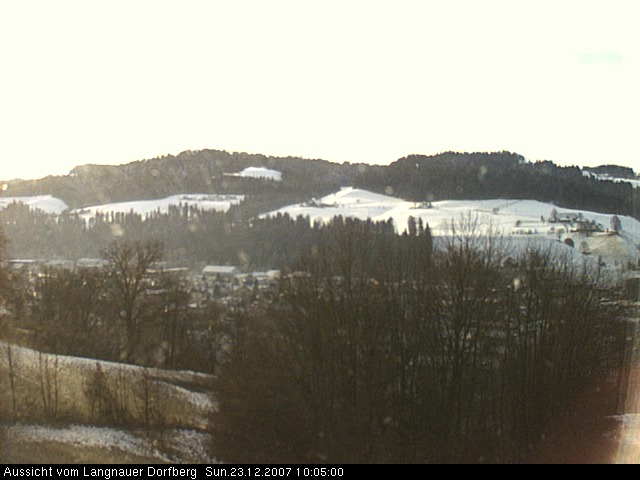 Webcam-Bild: Aussicht vom Dorfberg in Langnau 20071223-100500