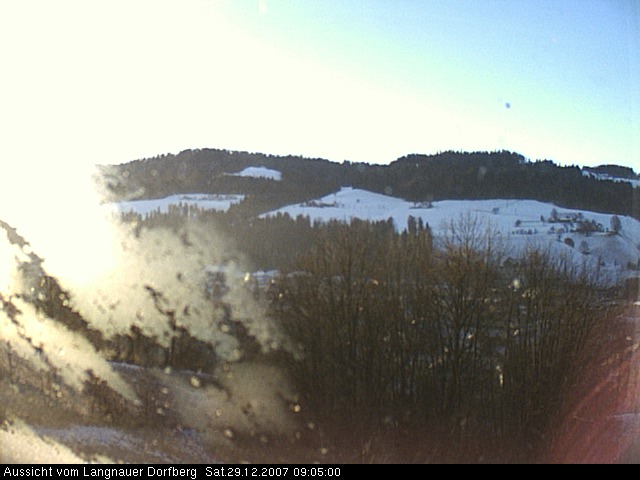 Webcam-Bild: Aussicht vom Dorfberg in Langnau 20071229-090500