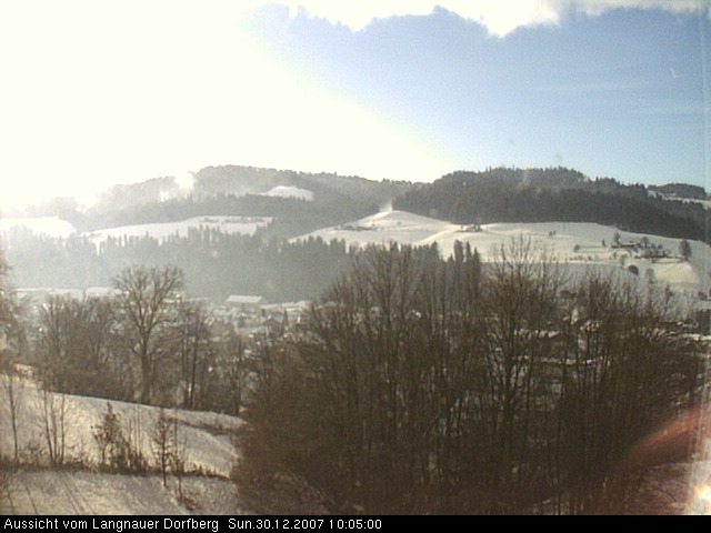Webcam-Bild: Aussicht vom Dorfberg in Langnau 20071230-100500