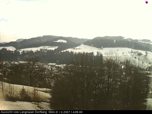 Webcam-Bild: Aussicht vom Dorfberg in Langnau 20071231-140500