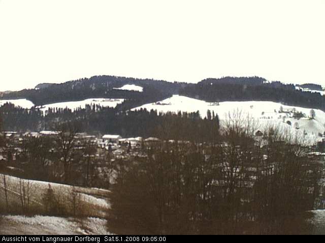 Webcam-Bild: Aussicht vom Dorfberg in Langnau 20080105-090500