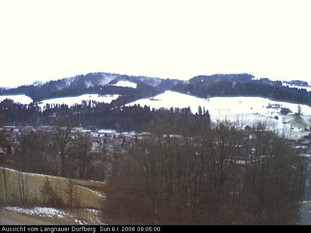 Webcam-Bild: Aussicht vom Dorfberg in Langnau 20080106-090500