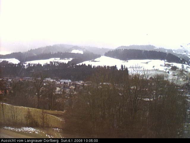 Webcam-Bild: Aussicht vom Dorfberg in Langnau 20080106-100500