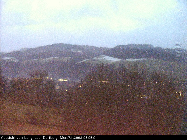 Webcam-Bild: Aussicht vom Dorfberg in Langnau 20080107-080500