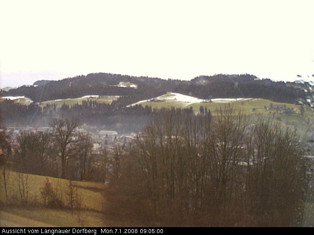 Webcam-Bild: Aussicht vom Dorfberg in Langnau 20080107-090500