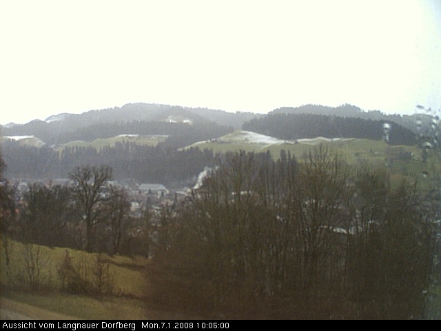 Webcam-Bild: Aussicht vom Dorfberg in Langnau 20080107-100500