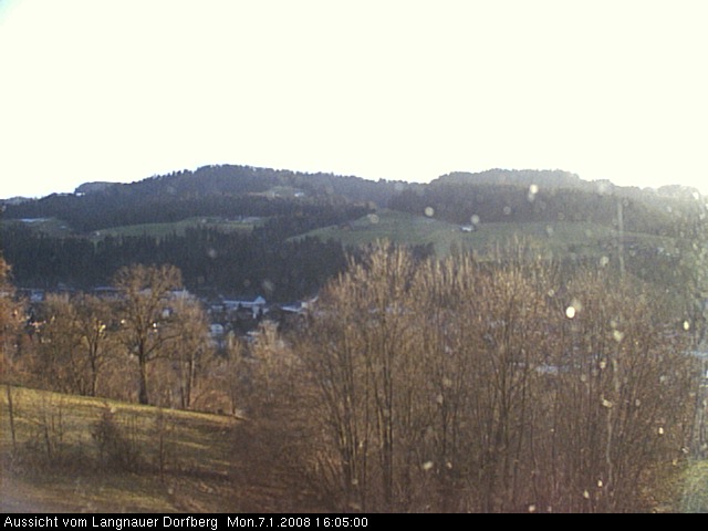 Webcam-Bild: Aussicht vom Dorfberg in Langnau 20080107-160500