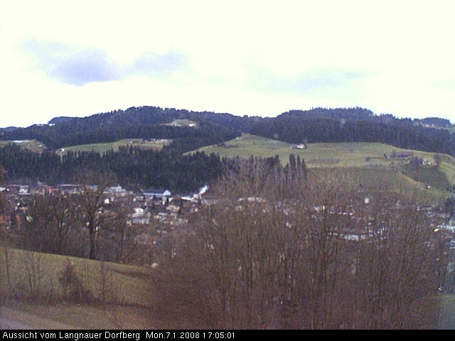 Webcam-Bild: Aussicht vom Dorfberg in Langnau 20080107-170500