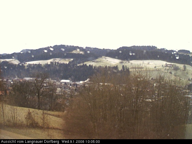 Webcam-Bild: Aussicht vom Dorfberg in Langnau 20080109-100500