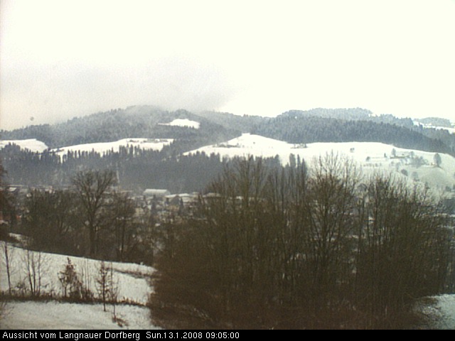 Webcam-Bild: Aussicht vom Dorfberg in Langnau 20080113-090500