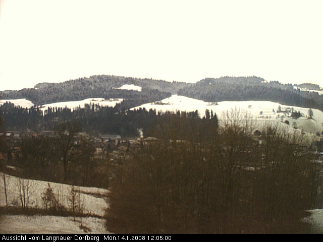 Webcam-Bild: Aussicht vom Dorfberg in Langnau 20080114-120500