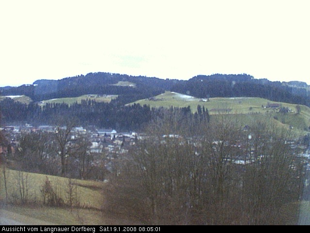 Webcam-Bild: Aussicht vom Dorfberg in Langnau 20080119-080500