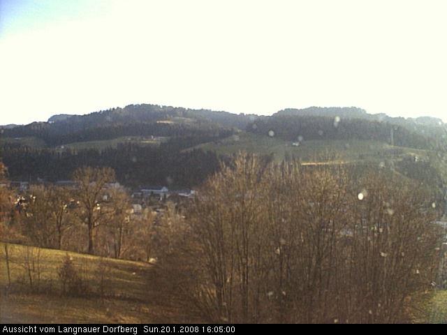 Webcam-Bild: Aussicht vom Dorfberg in Langnau 20080120-160500