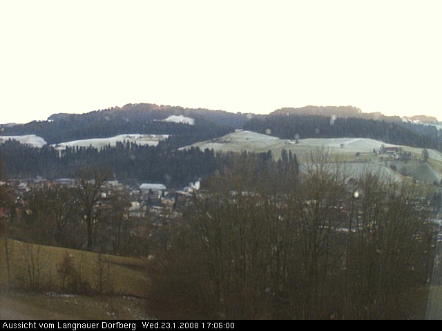 Webcam-Bild: Aussicht vom Dorfberg in Langnau 20080123-170500