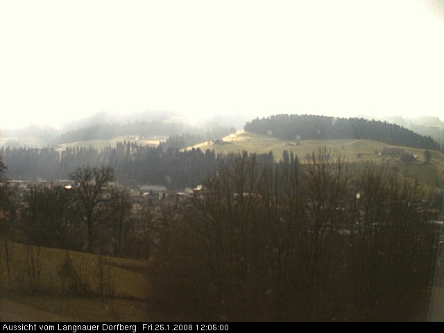 Webcam-Bild: Aussicht vom Dorfberg in Langnau 20080125-120500