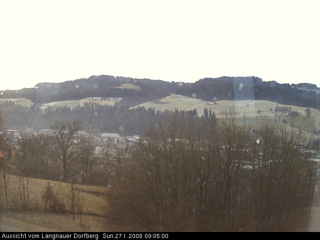 Webcam-Bild: Aussicht vom Dorfberg in Langnau 20080127-090500