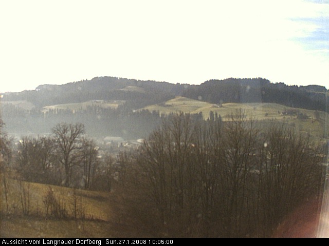 Webcam-Bild: Aussicht vom Dorfberg in Langnau 20080127-100500