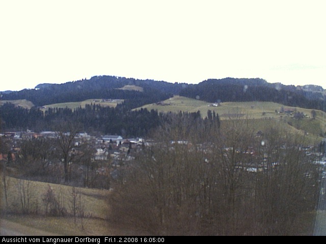 Webcam-Bild: Aussicht vom Dorfberg in Langnau 20080201-160500