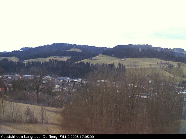 Webcam-Bild: Aussicht vom Dorfberg in Langnau 20080201-170500