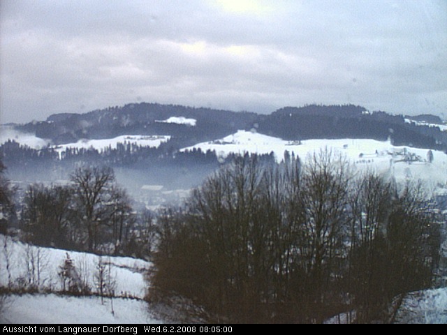 Webcam-Bild: Aussicht vom Dorfberg in Langnau 20080206-080500
