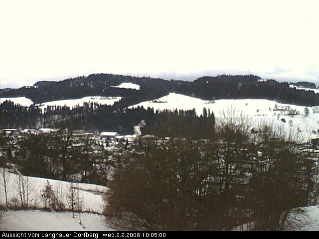 Webcam-Bild: Aussicht vom Dorfberg in Langnau 20080206-100500