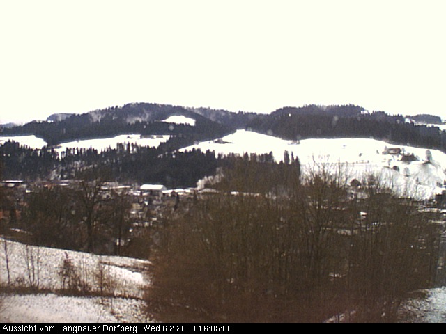 Webcam-Bild: Aussicht vom Dorfberg in Langnau 20080206-160500