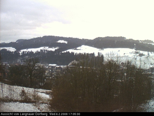 Webcam-Bild: Aussicht vom Dorfberg in Langnau 20080206-170500