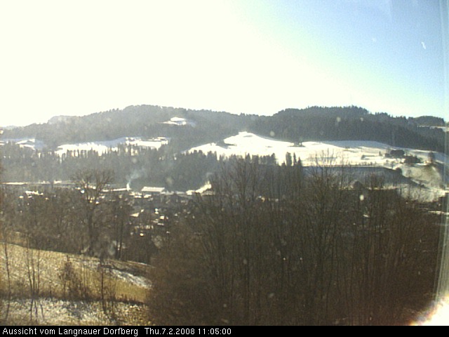 Webcam-Bild: Aussicht vom Dorfberg in Langnau 20080207-110500